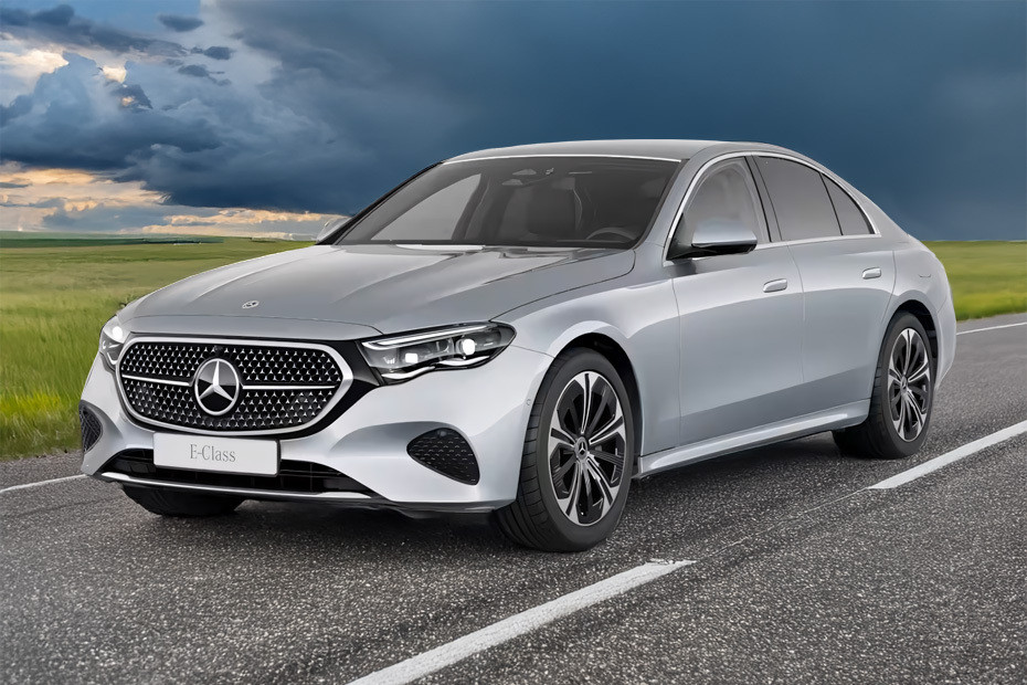 Mercedes-Benz E-Class Sedan Front angle low view Mercedes-Benz E-Class Sedan Front angle low view