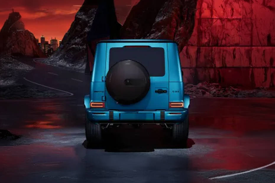 Full Rear View of Mercedes-Benz G-Class Full Rear View of Mercedes-Benz G-Class