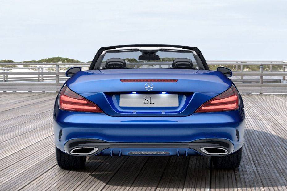 Full Rear View of مرسيدس بنز الفئة أس أل Full Rear View of مرسيدس بنز الفئة أس أل