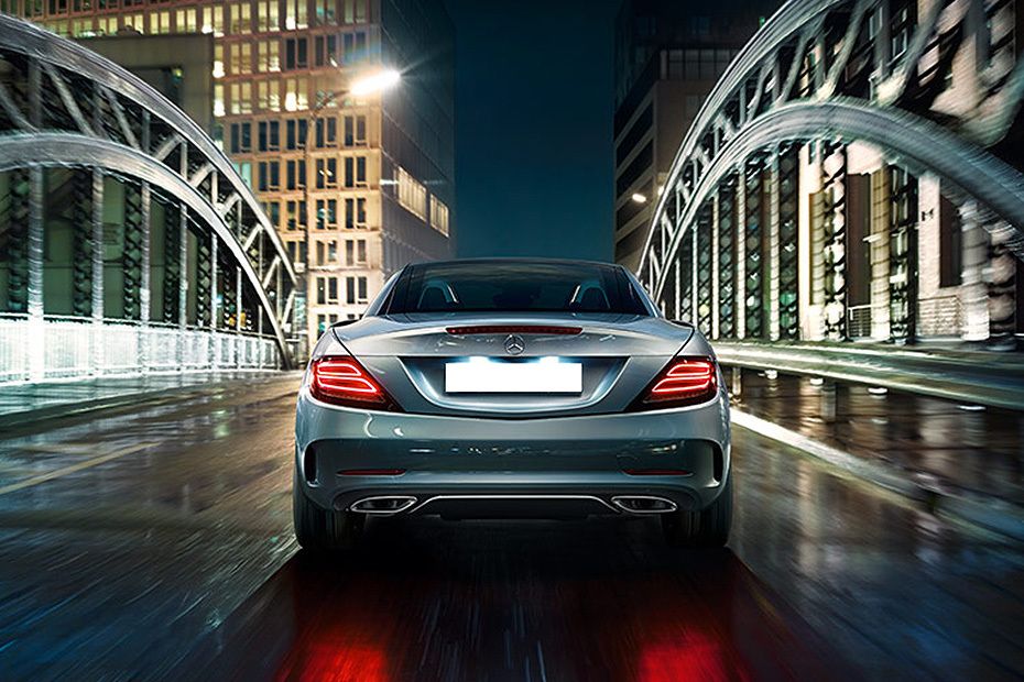 Full Rear View of Mercedes-Benz SLC-Class Full Rear View of Mercedes-Benz SLC-Class