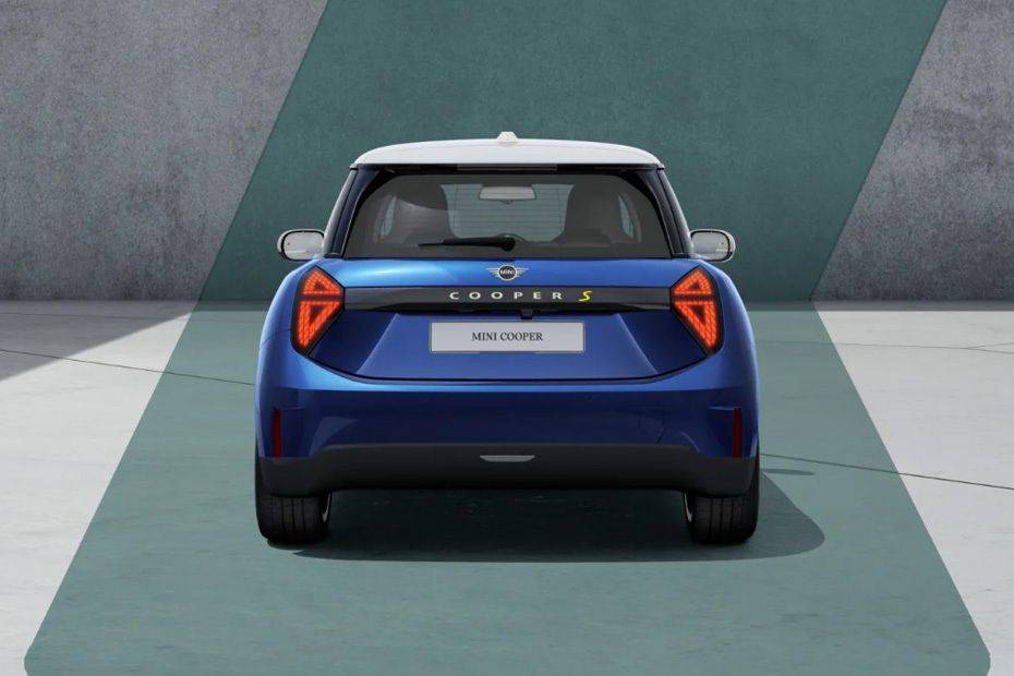 Full Rear View of Mini Cooper Electric Full Rear View of Mini Cooper Electric