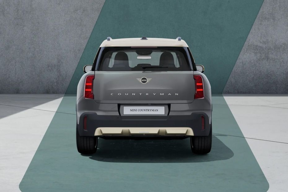 Full Rear View of Mini Countryman Electric Full Rear View of Mini Countryman Electric