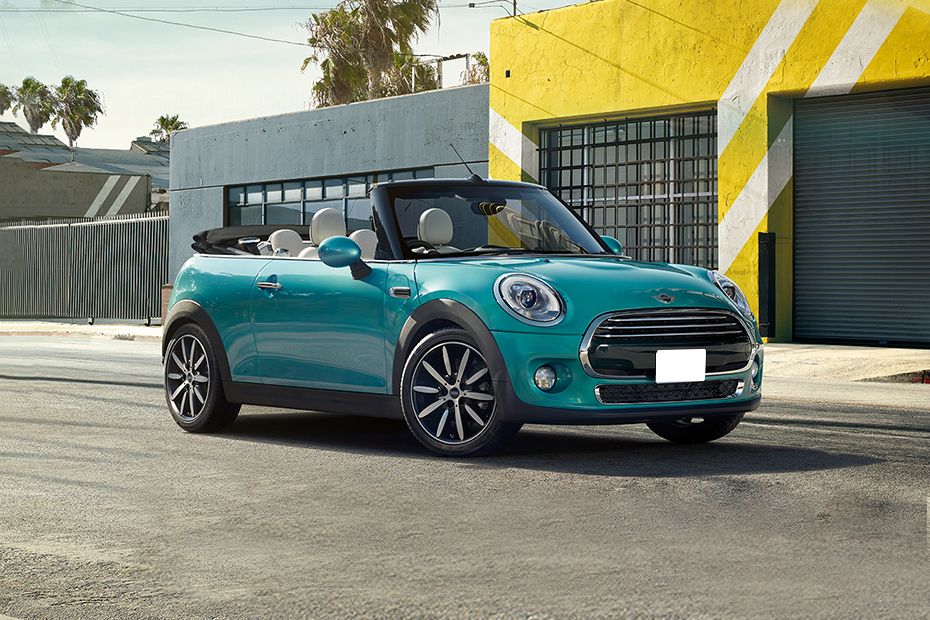Mini Cabrio Front Cross Side View Mini Cabrio Front Cross Side View