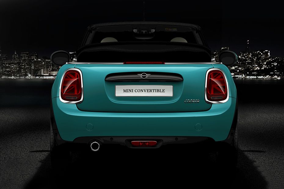 Full Rear View of Mini Cabrio Full Rear View of Mini Cabrio