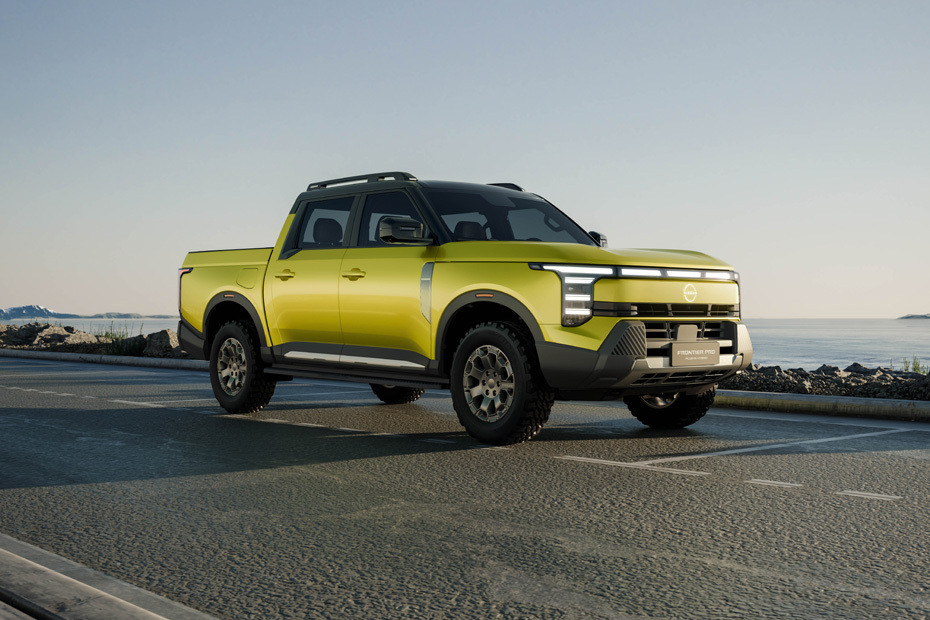 نيسان فرونتير برو Front Cross Side View نيسان فرونتير برو Front Cross Side View