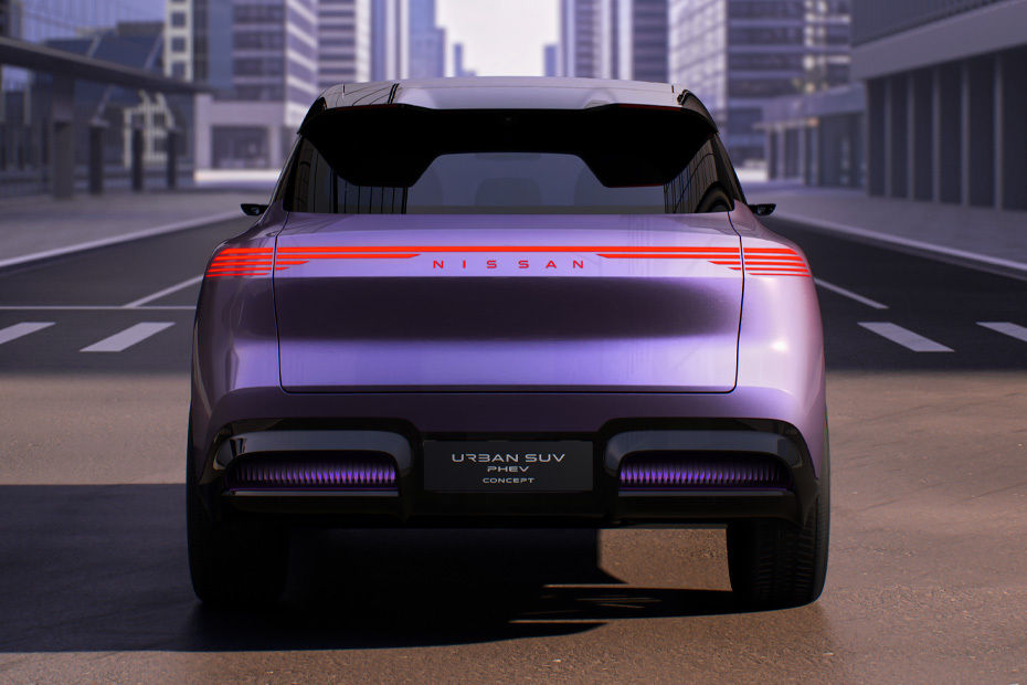 Full Rear View of Nissan Urban SUV PHEV