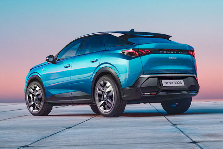 Rear Cross Side View of Peugeot 3008 Rear Cross Side View of Peugeot 3008