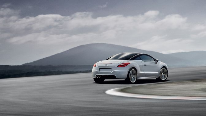 RCZ Rear angle view RCZ Rear angle view