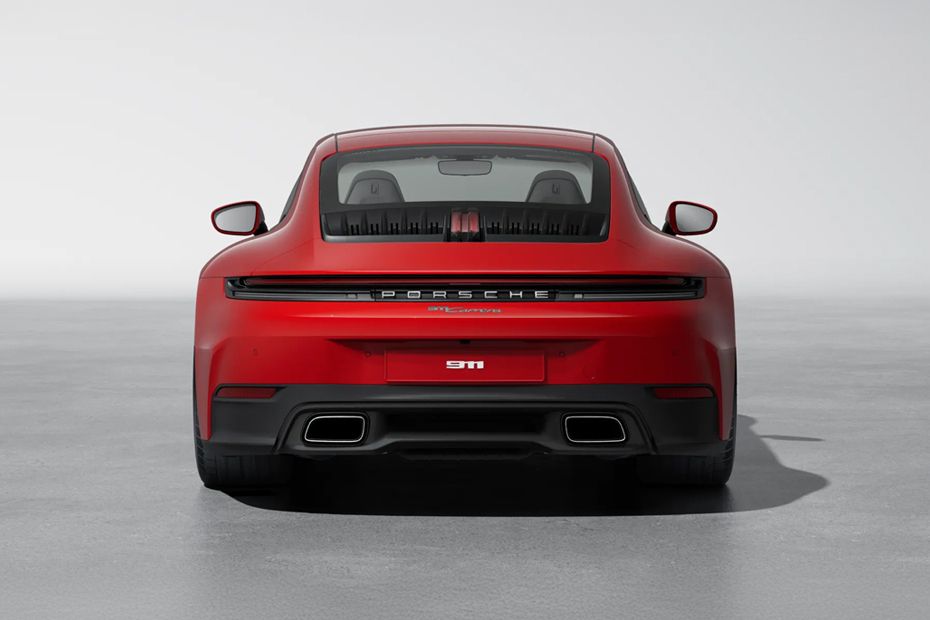 Full Rear View of Porsche 911 Full Rear View of Porsche 911