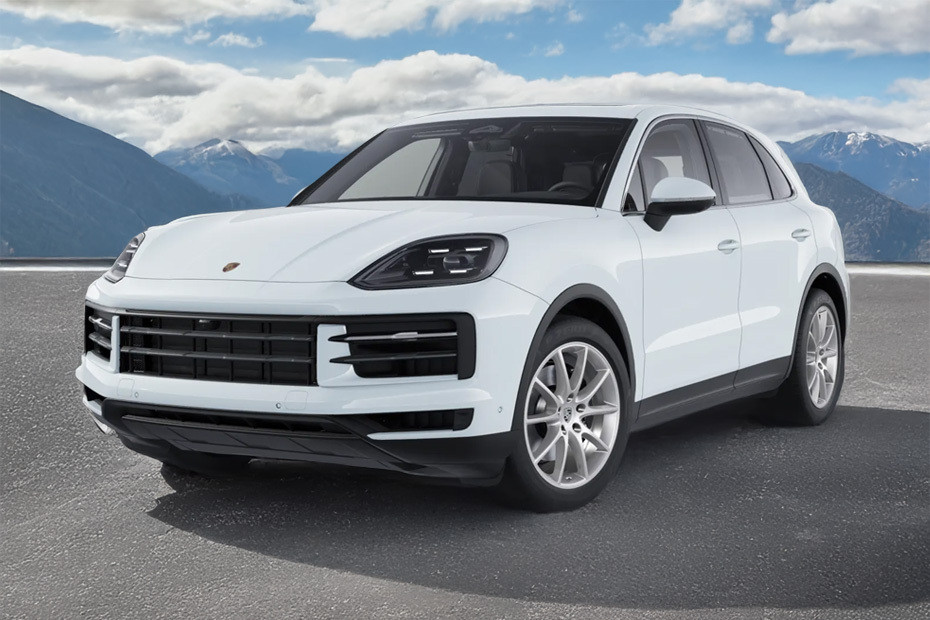 Porsche Cayenne Front angle low view Porsche Cayenne Front angle low view