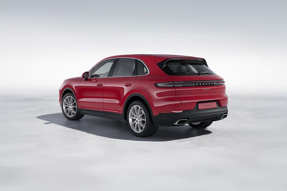 Rear Cross Side View of Porsche Cayenne Rear Cross Side View of Porsche Cayenne