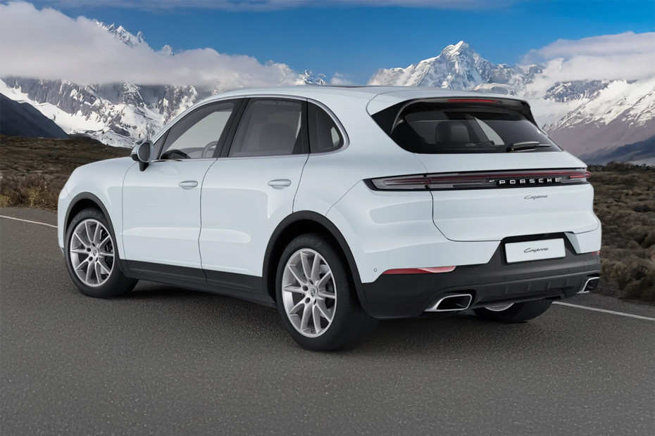 Rear Cross Side View of Porsche Cayenne Rear Cross Side View of Porsche Cayenne