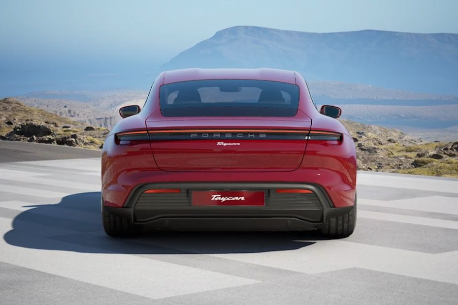 Full Rear View of بورش تايكان Full Rear View of بورش تايكان