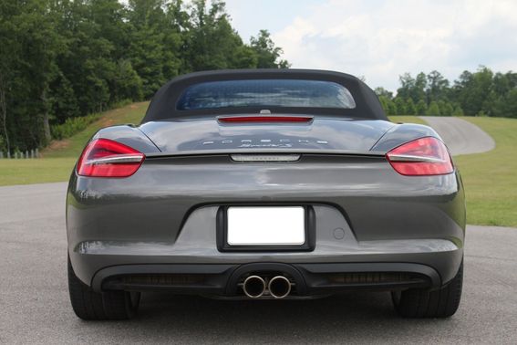 Full Rear View of Porsche Boxster S Full Rear View of Porsche Boxster S