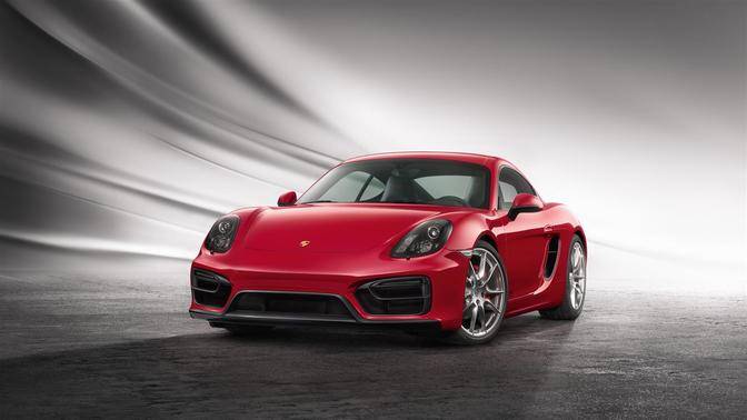 بورش Cayman GTS Front Angle High View بورش Cayman GTS Front Angle High View