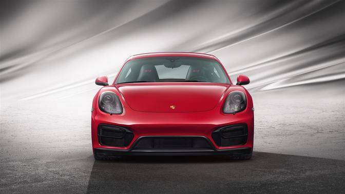 Full Front View of Cayman GTS Full Front View of Cayman GTS