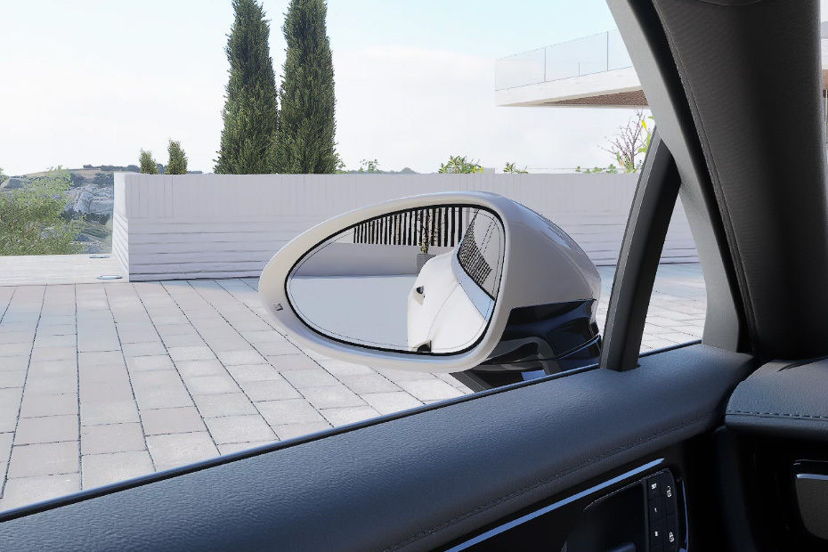 بورش باناميرا Drivers Side Mirror Rear Angle