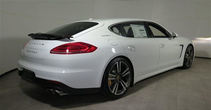 Panamera Turbo S Executive Rear angle view Panamera Turbo S Executive Rear angle view