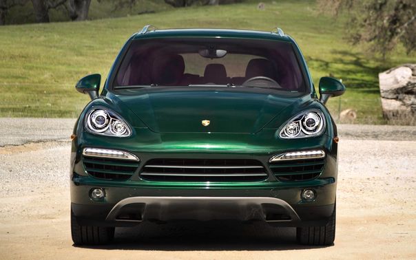 Full Front View of Cayenne Diesel
