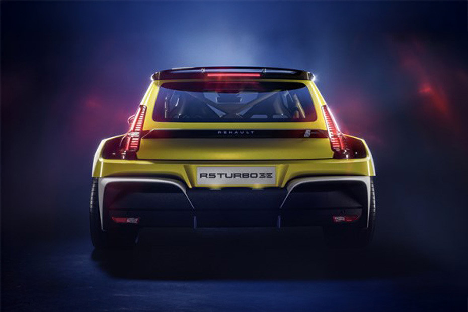 Full Rear View of رينو ٥ تيربو ٣ إي Full Rear View of رينو ٥ تيربو ٣ إي