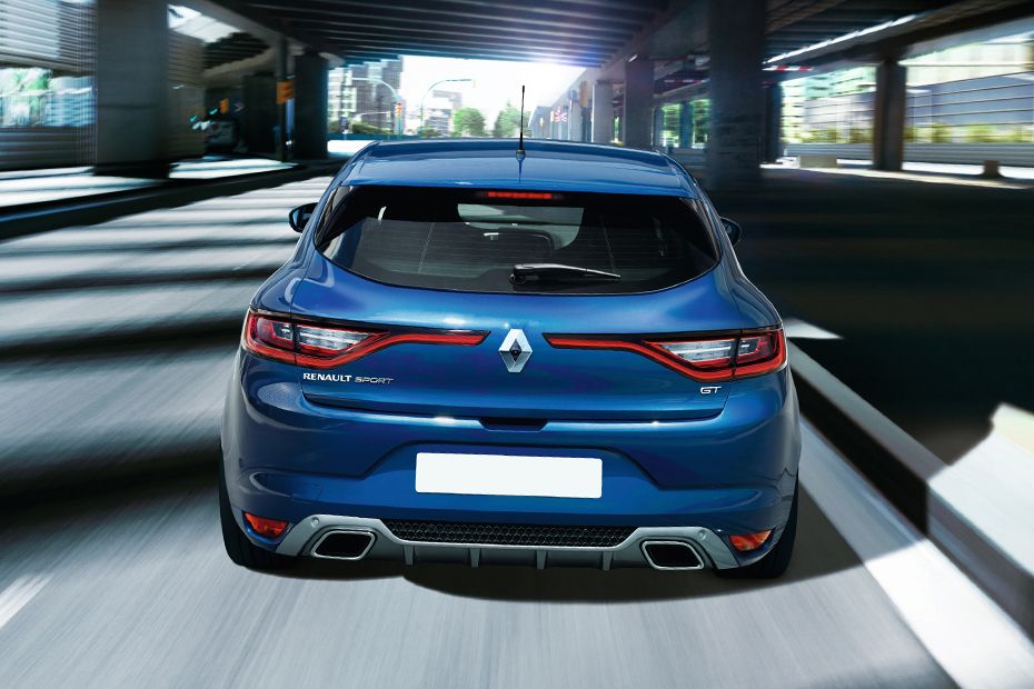 Full Rear View of Renault Megane GT Full Rear View of Renault Megane GT