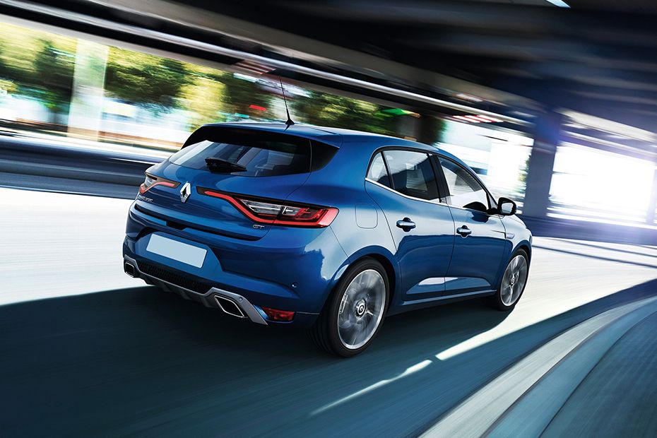 Megane GT Rear Low Angle View Megane GT Rear Low Angle View