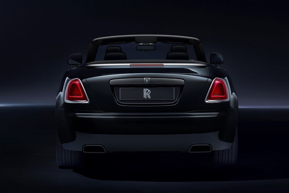 Full Rear View of Rolls Royce Dawn Full Rear View of Rolls Royce Dawn