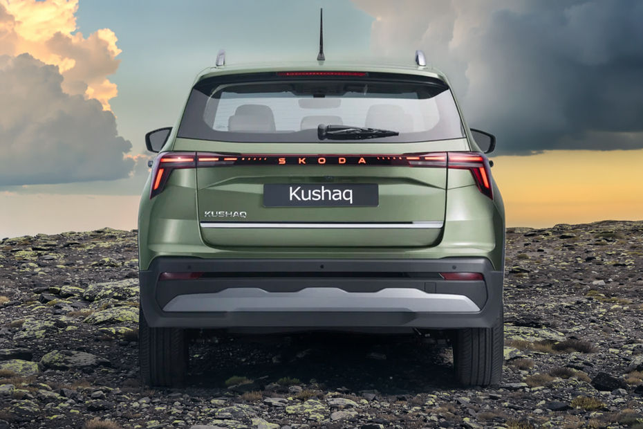 Full Rear View of Skoda Kushaq