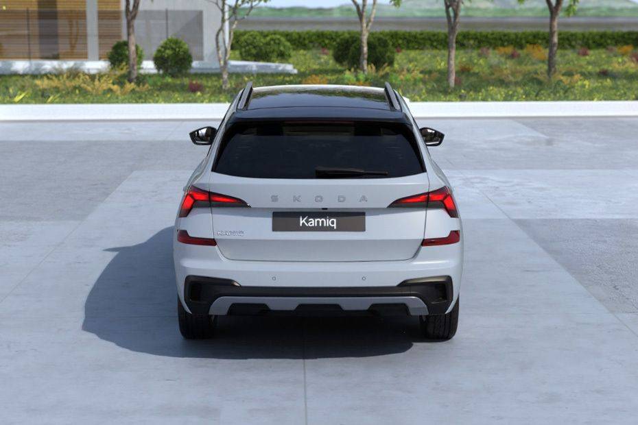 Full Rear View of Skoda Kamiq Full Rear View of Skoda Kamiq
