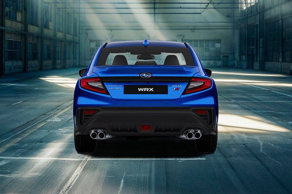 Full Rear View of Subaru WRX Full Rear View of Subaru WRX