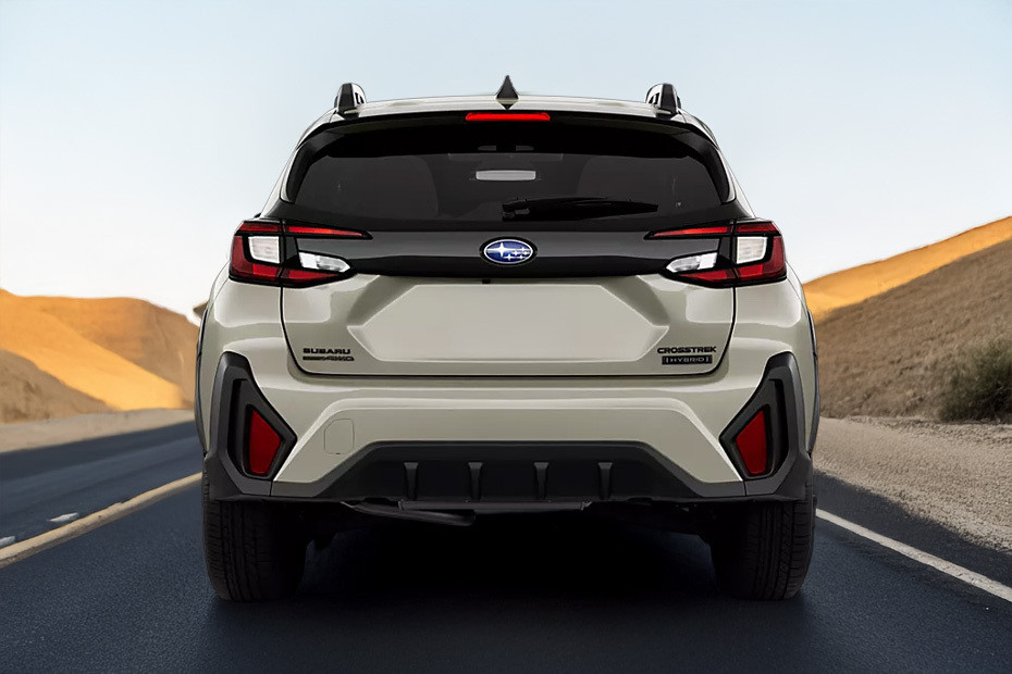 Full Rear View of Subaru Crosstrek Hybrid Full Rear View of Subaru Crosstrek Hybrid