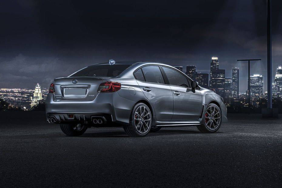 WRX STI Rear angle view WRX STI Rear angle view