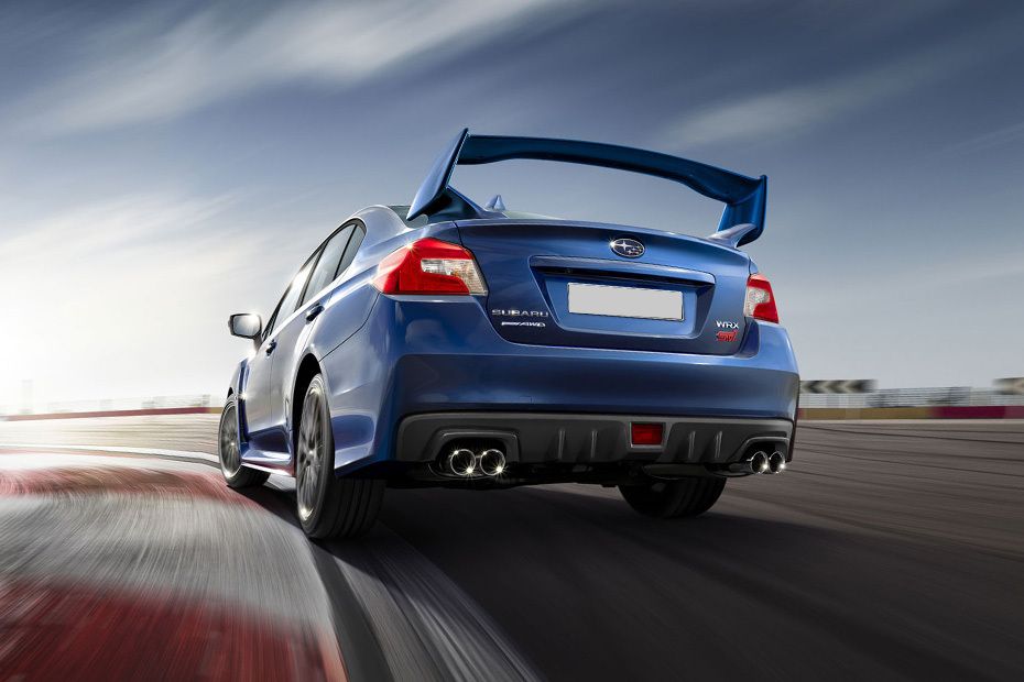 Rear Medium View of Subaru WRX STI Rear Medium View of Subaru WRX STI