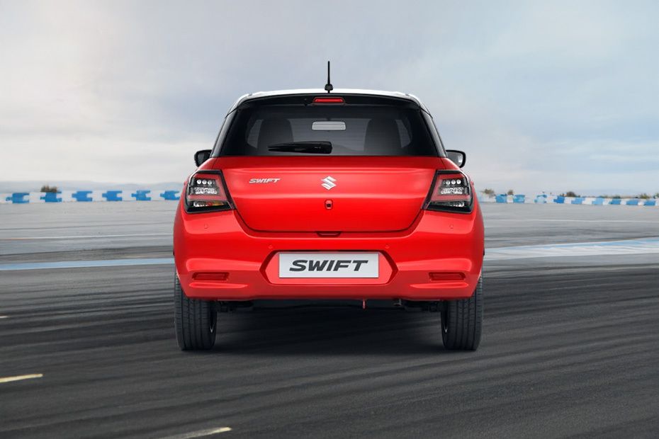 Full Rear View of Suzuki Swift Full Rear View of Suzuki Swift