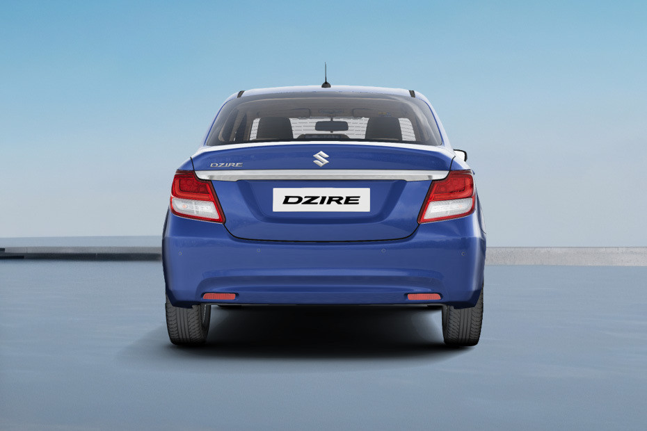 Full Rear View of Suzuki Dzire (2021-2024) Full Rear View of Suzuki Dzire (2021-2024)