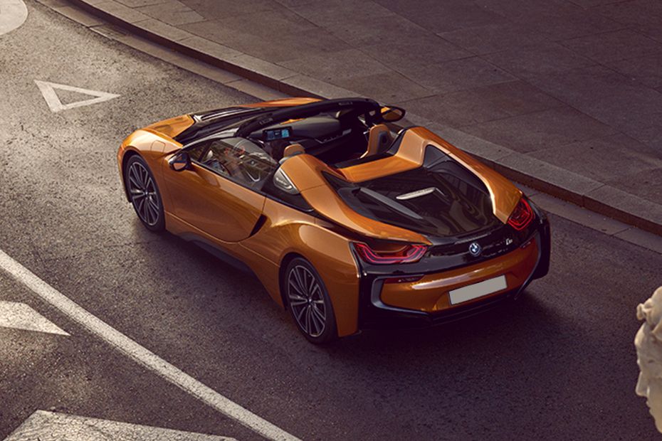 Rear Medium View of BMW i8 Roadster