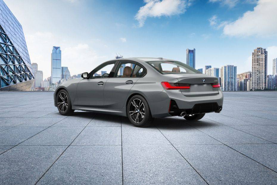 Rear Cross Side View of BMW 3 Series Rear Cross Side View of BMW 3 Series