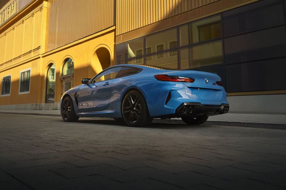 Rear Cross Side View of BMW M8 Rear Cross Side View of BMW M8