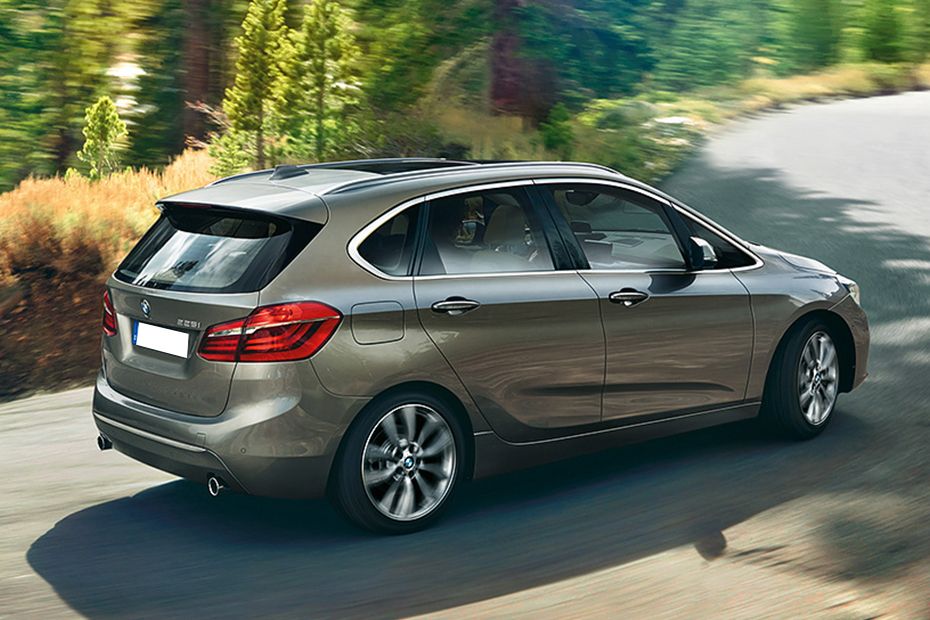 2 Series Active Tourer Rear Low Angle View 2 Series Active Tourer Rear Low Angle View