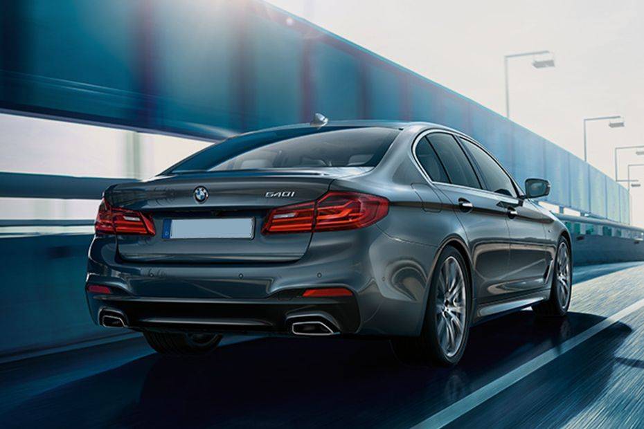 5 Series Sedan Rear Low Angle View 5 Series Sedan Rear Low Angle View