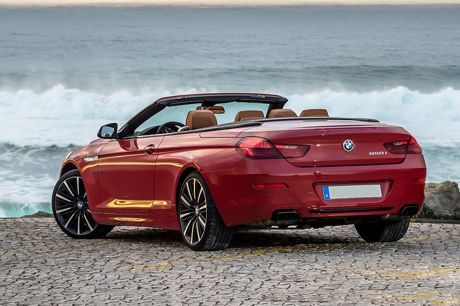 Rear Cross View of BMW 6 Series Convertible