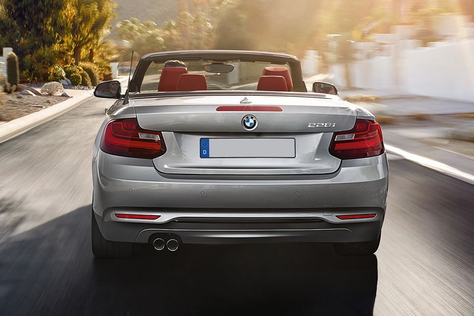 Full Rear View of BMW 2 Series Convertible Full Rear View of BMW 2 Series Convertible