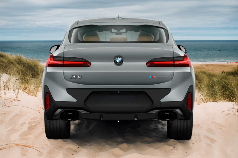 Full Rear View of BMW X4 Full Rear View of BMW X4