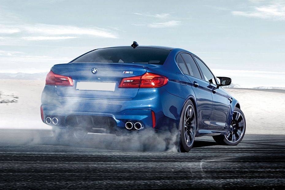 M5 Sedan Rear angle view M5 Sedan Rear angle view