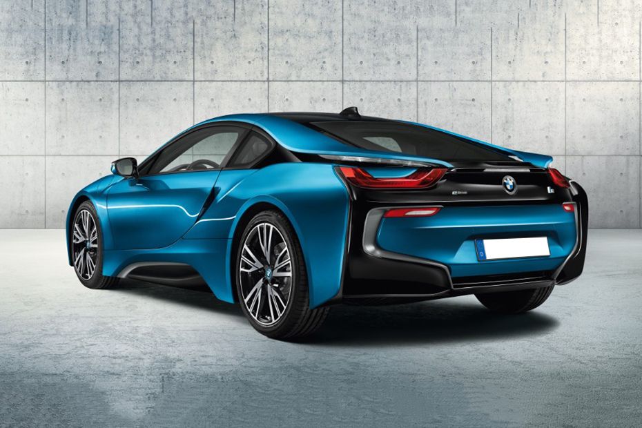 Rear Cross Side View of BMW I8 Rear Cross Side View of BMW I8
