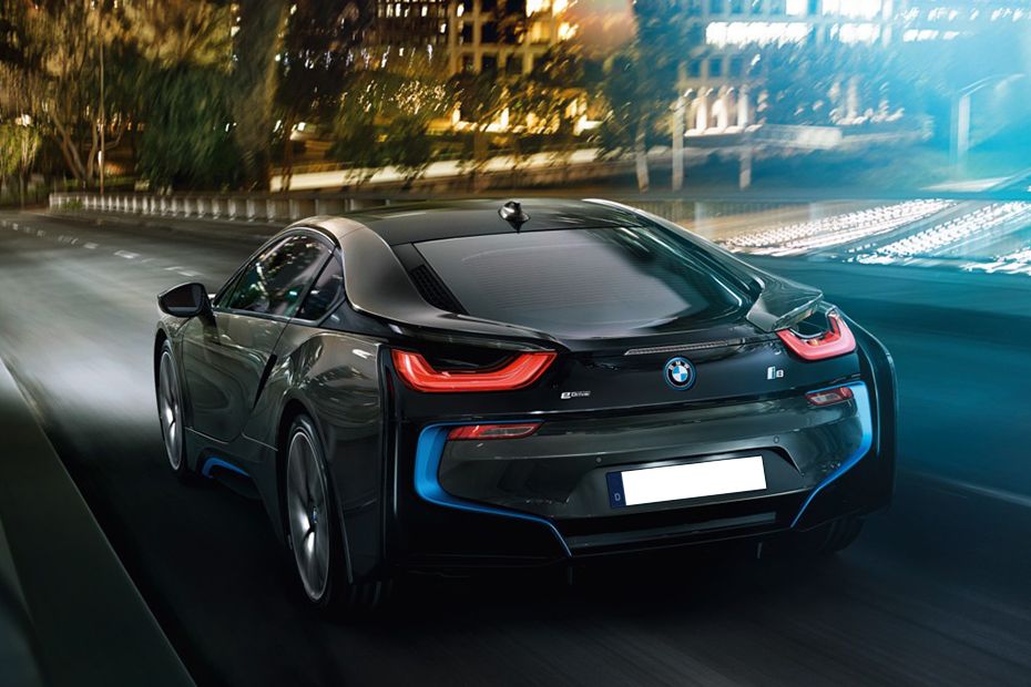 Rear Medium View of BMW I8 Rear Medium View of BMW I8