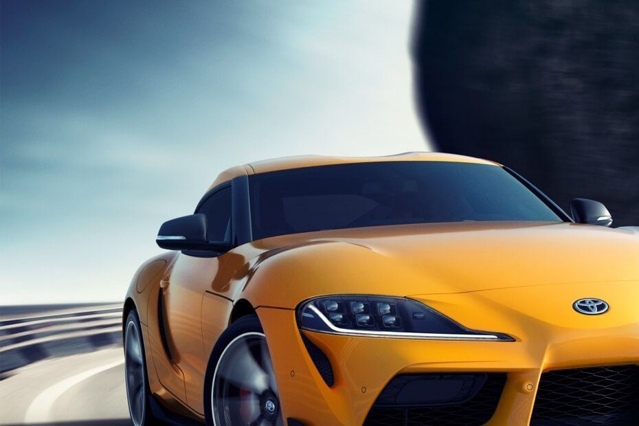 Toyota GR Supra Drivers Side Mirror Front Angle Toyota GR Supra Drivers Side Mirror Front Angle