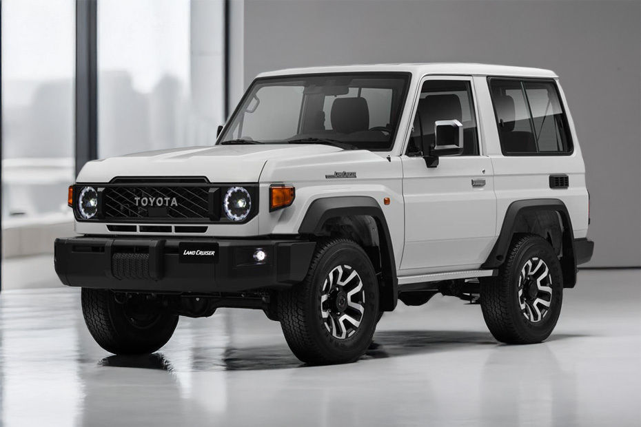 Toyota  Land Cruiser 70 Hard Top Front angle low view