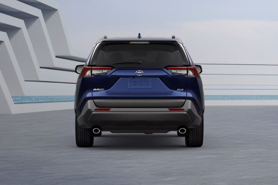 Full Rear View of Toyota RAV4 Full Rear View of Toyota RAV4