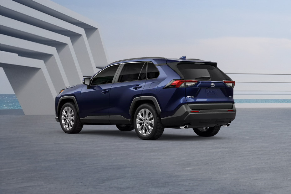 Rear Cross Side View of Toyota RAV4 Rear Cross Side View of Toyota RAV4